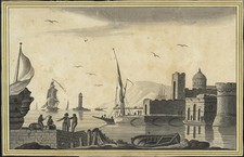 Vue Du Port De Livourne /