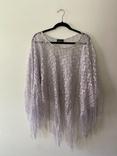 Poncho vintage y2k - , argento