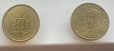 ⭐️??2 Monete 50 Cent Circolate-Città Del Vaticano 2020+?? Grecia 2005⭐️