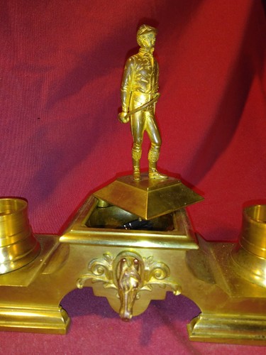 Antico calamaio bronzo - in,