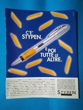 RITAGLIO DI GIORNALE CLIPPING PUBBLICITA' STYPEN PENNA DA COLLEZIONE - (141)