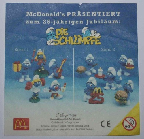 Puffi mcdonalds - puffi, 25°