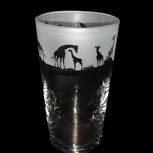 Bicchiere pinta birra inciso - , a