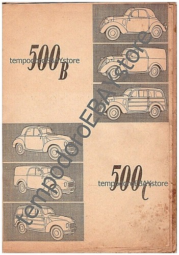 Fiat topolino 500b - topolino,