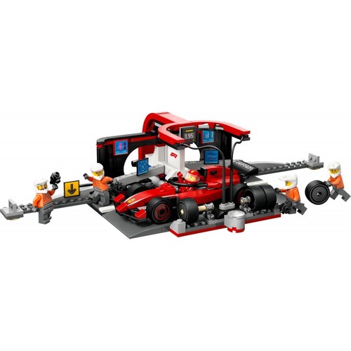 Lego pitstop meccanici con - lego,