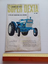 Ford trattore Super Dexta 1963 depliant italiano originale