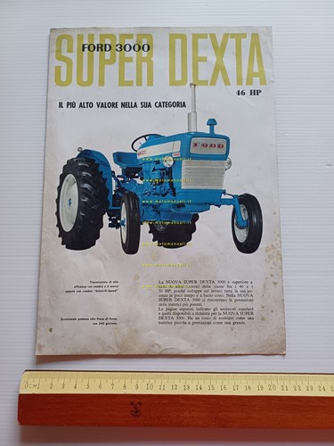 Ford trattore super - trattore, dexta