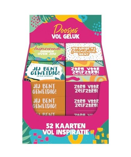 Display doosjes vol geluk x - doosjes,