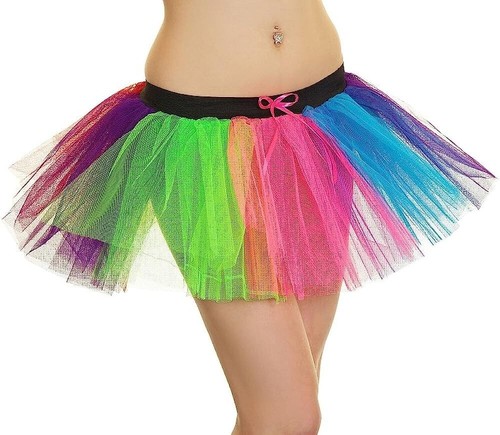 Crazy rainbow pride tutu - rainbow,