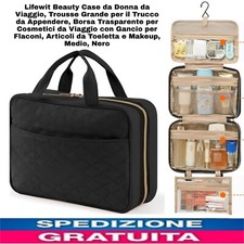 Lifewit Beauty Case da Donna da Viaggio, Trousse Grande x il Trucco da Appendere