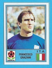 FIGURINA CALCIATORI PANINI EUROPA 80 - RECUPERO - N.157 GRAZIANI - ITALIA