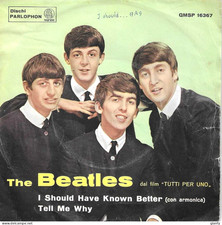 VINILE 45 GIRI 7" THE BEATLES
