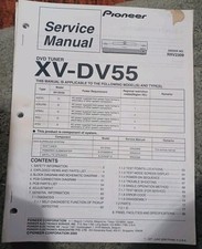 Pioneer XV-DV55 Manuale di