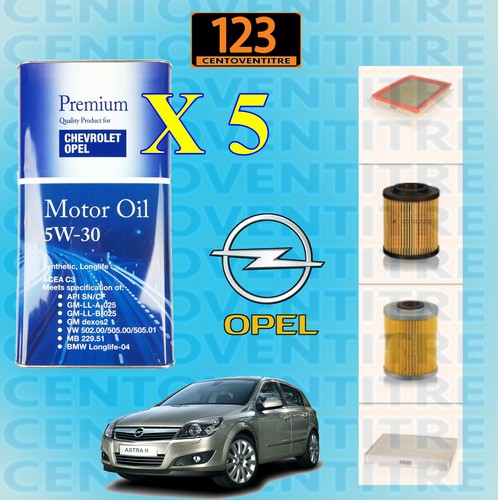 Kit tagliando opel astra - h, 1.7