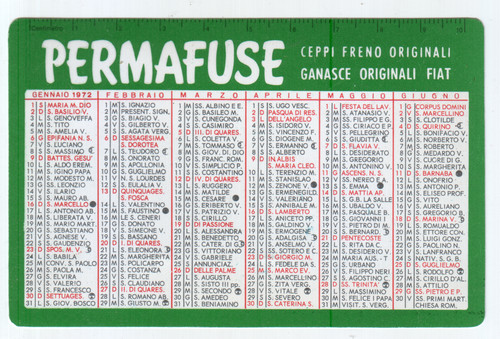 Calendario calendarietto - calendario,