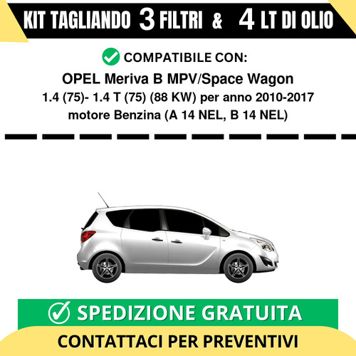 Tagliando per opel meriva - opel, b