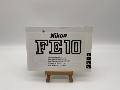 Nikon fe10 manuale - nikon, d'uso