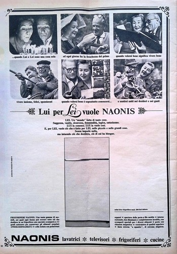 Pubblicità del 1966 - , naonis