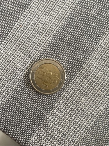 Moneta euro rara fiori - rara,