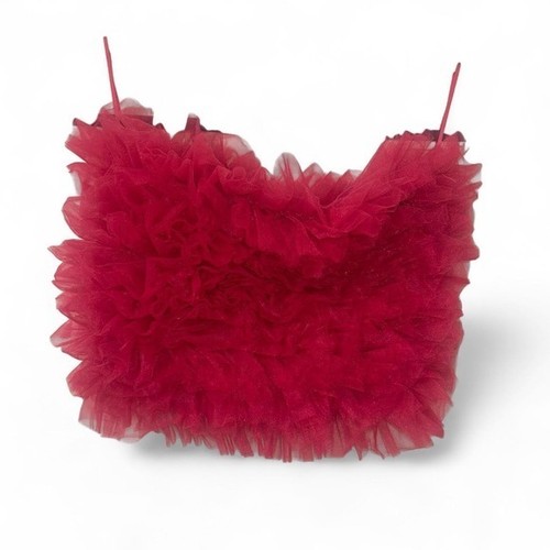 Crop top zara tulle - zara,