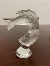 Lalique France Leaping Koi