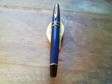 Stylo roller Waterman Expert laque bleu Boligrafo Penna Sfera