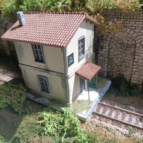 Plastico ferroviario casello - plastico,