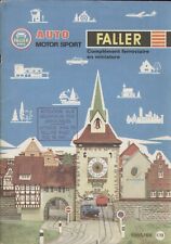 catalogo FALLER 1965/66 AUTO MOTOR SPORT AMS Complement ferroviaire Prix FB   bb