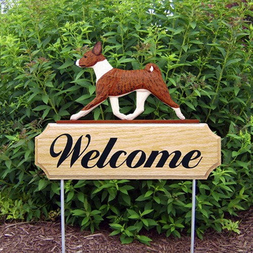 Insegna basenji legno - basenji,