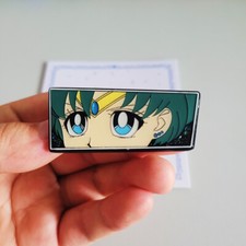  Spilla distintivo metallo Anime Sailor Moon / Mizuno Ami collezione regalo 