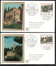 FDC FILAGRANO 1983 VILLE D' ITALIA 4 BUSTE SERIE COMPLETA
