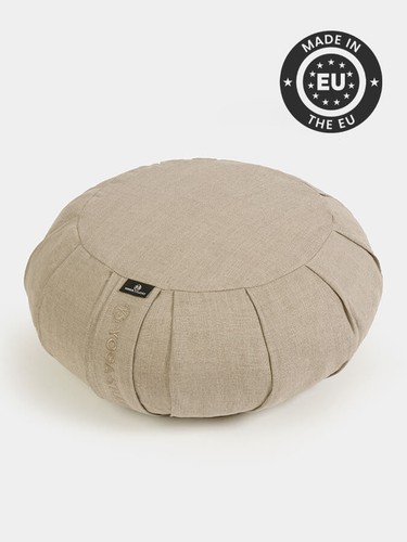 Cuscino rotondo lino - cuscino, yoga