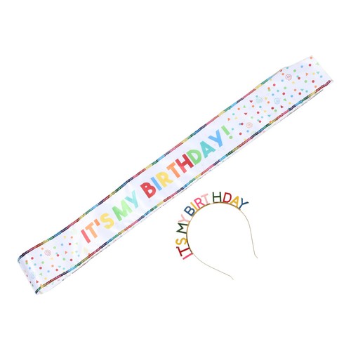 Cerchietto happy birthday - cerchietto,