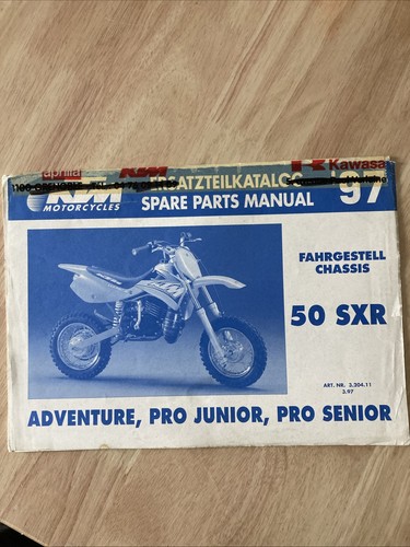 Ktm 50sxr 1997 sxr catalogo - 50,