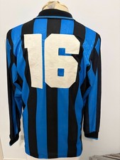 Maglia Inter 1992 1993 Pancev Nr 16 match worn shirt Inter vintage Macedonia