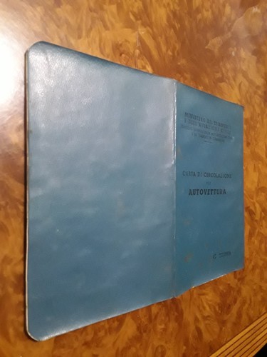 Libretto carta circolazione - libretto,