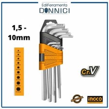 Set serie chiavi esagonali 9