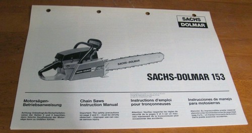 Sachs dolmar 153 motosega - 153,