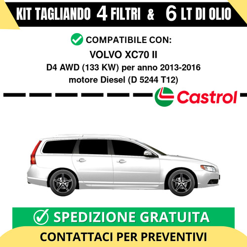 Tagliando per volvo xc70 - tagliando,