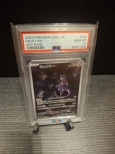  Mewtwo Art Rare 2023   183/165 Set 151 JP sv2a Japanese PSA 10 GEM MT