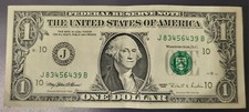 Banconota 1 Dollaro Usa 1995