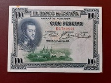 Spagna  Banconota Da 100
