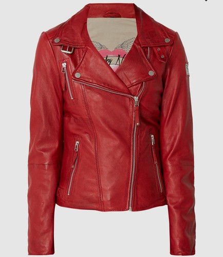 Giacca pelle rossa freaky - di,