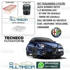 KIT TAGLIANDO 3 FILTRI TECNECO