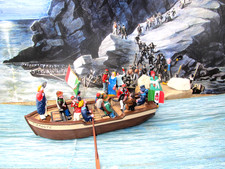 SOLDATINI DI PIOMBO GARIBALDI PARTENZA DA QUARTO 1860 TOYSOLDIERS