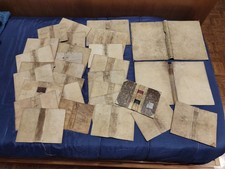 Enorme Lotto Legature Uso Restauro Pergamena Seicentine Settecentine Cinquecenti