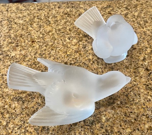 Lalique pair crystal - lalique,