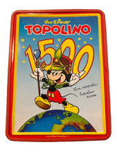 Disney Topolino 1500  gadget targa celebrativa in metallo 1984 vintage