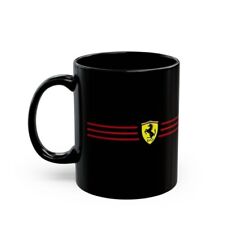Tazza - Tazza rossa Ferrari Racing Car, tazza caffè, tazza tè ceramica, regalo per sport