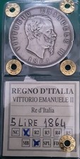 VITTORIO EMANUELE II 5 LIRE